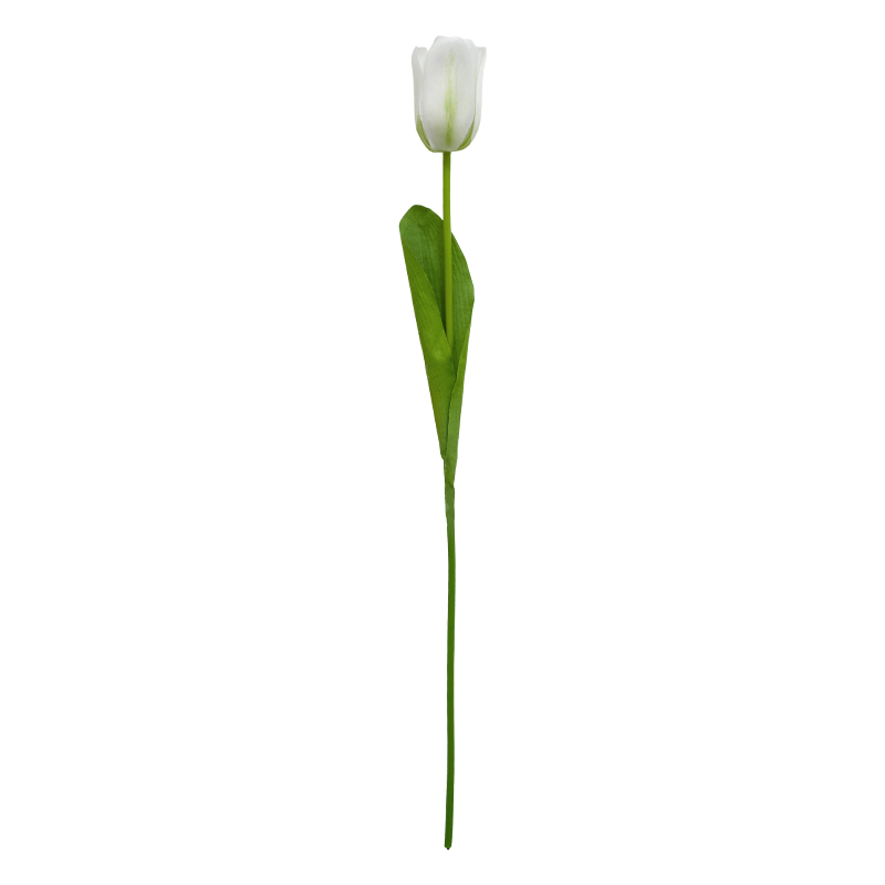Flor Tulipán Artificial Blanca 60cm