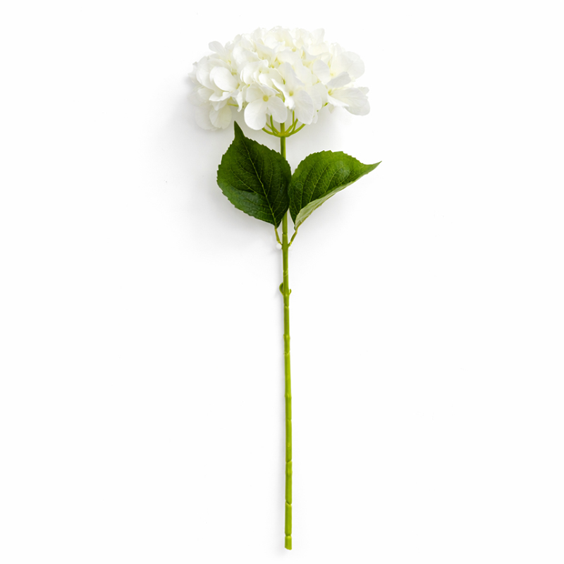 Flor  Artificial Hortensia Blanca 65cm