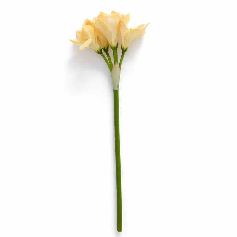 Flor Artificial Fresias Amarilla 45cm