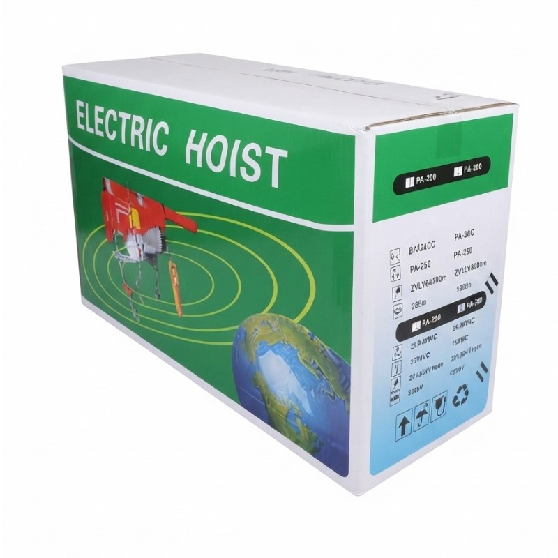 Tecle eléctrico 250/500 kg BUFFALO® 220 V-60 Hz