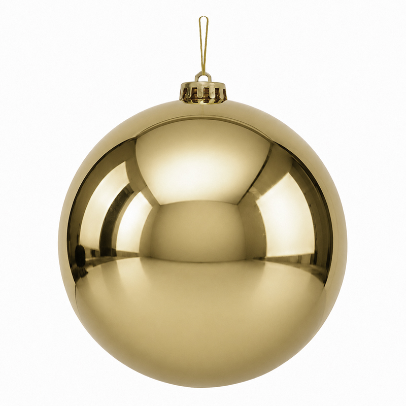 Bola Navidad  Oro 20cm Brillante