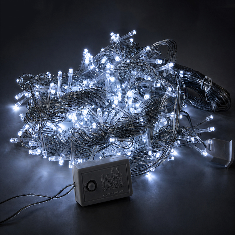 Luces de Navidad Cortina X260 Led Luz Blanca 