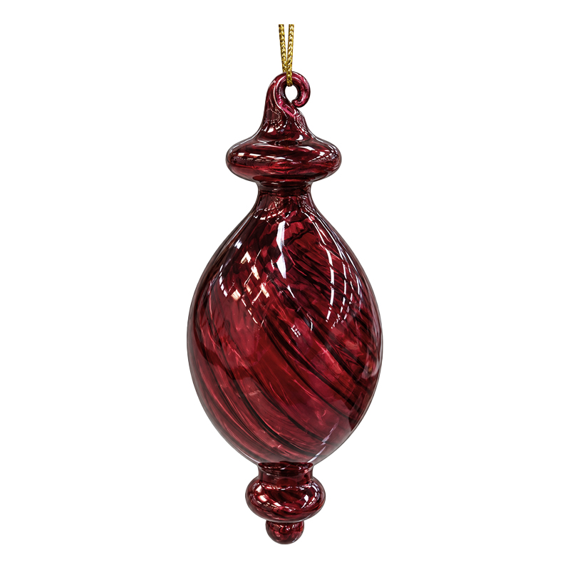 Adorno Navideño Colgante Borgoña de 18 cm