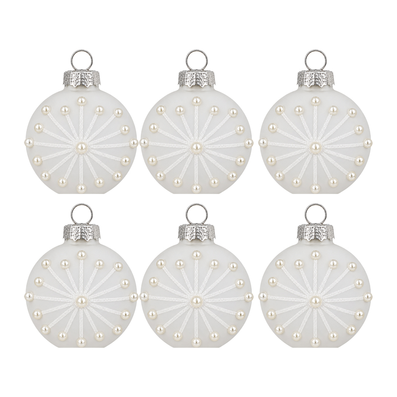Porta Tarjetas Set de 6 Esferas Blancas