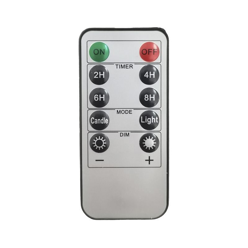 Vela con Clip de Bateria con Control 10 Piezas 
