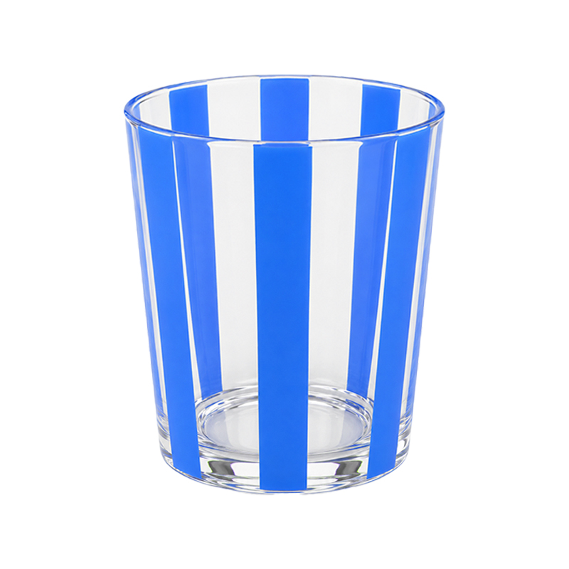 Vaso Rayas Azules de 400ml