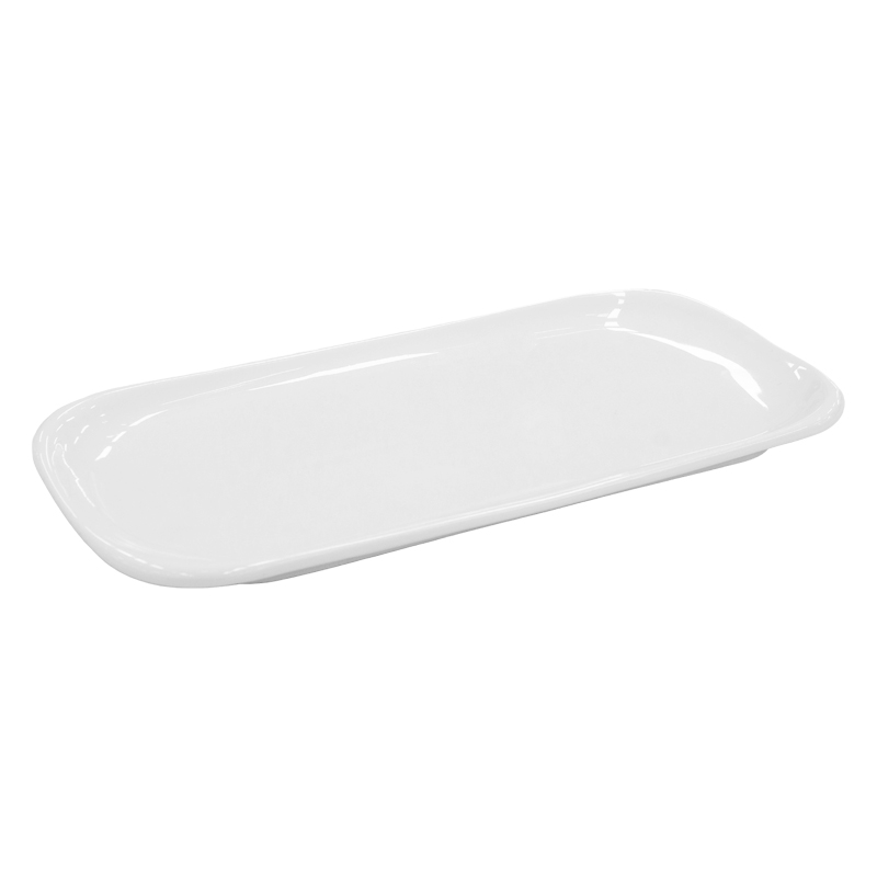 Bandeja de Cerámica Blanca 22x38x2cm