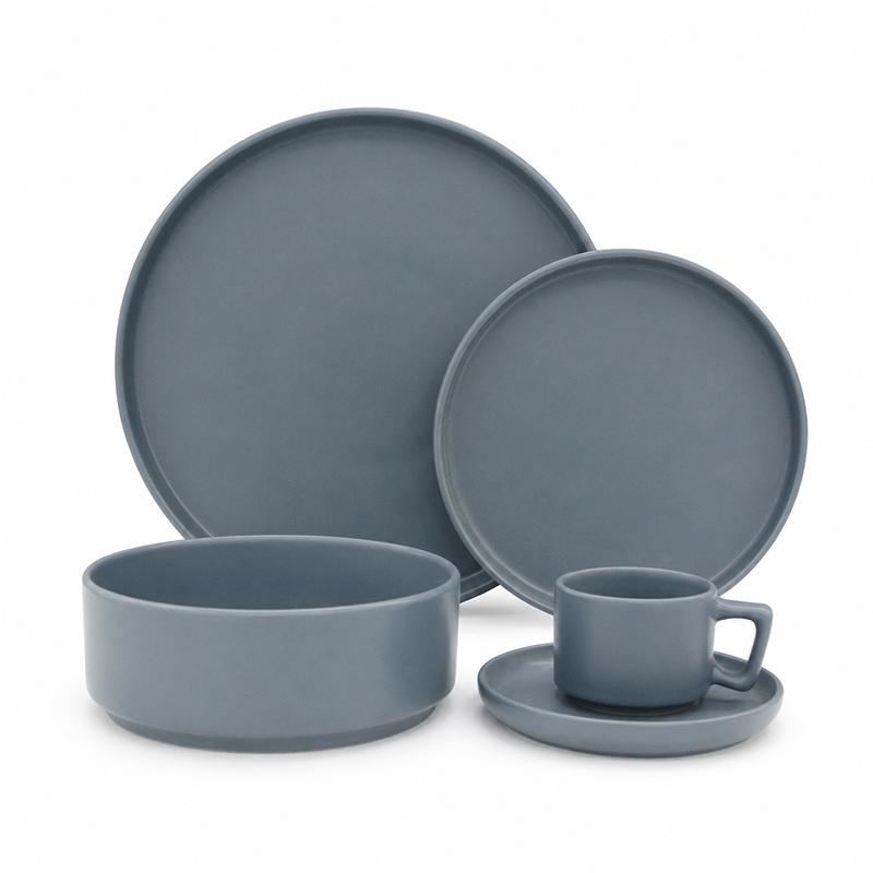 Vajilla Kurl Mate 20 Piezas Gris