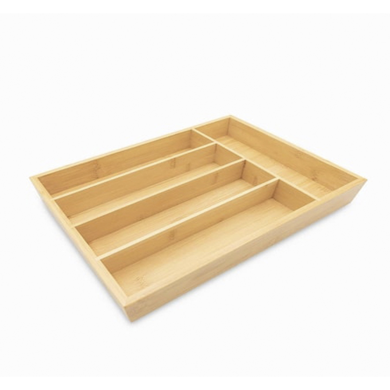 Organizador de Utensilios 5 Compartimentos Bambú 