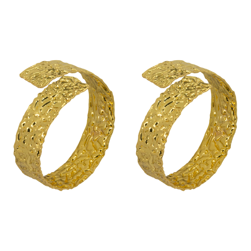 Anillo Porta Servilleta Hammer Oro x 2 