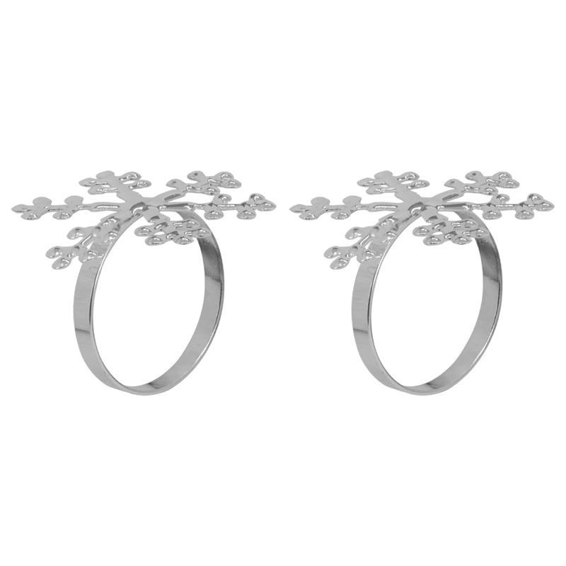 Anillo Porta Servilletas Copo Plata X2 