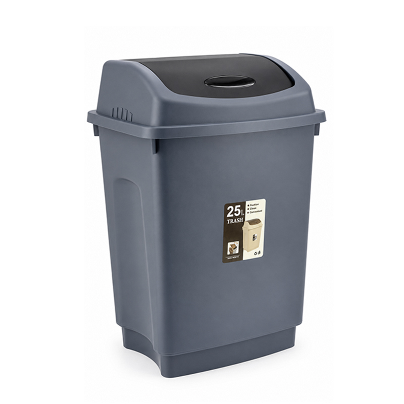 Tacho Plástico 25 L Gris
