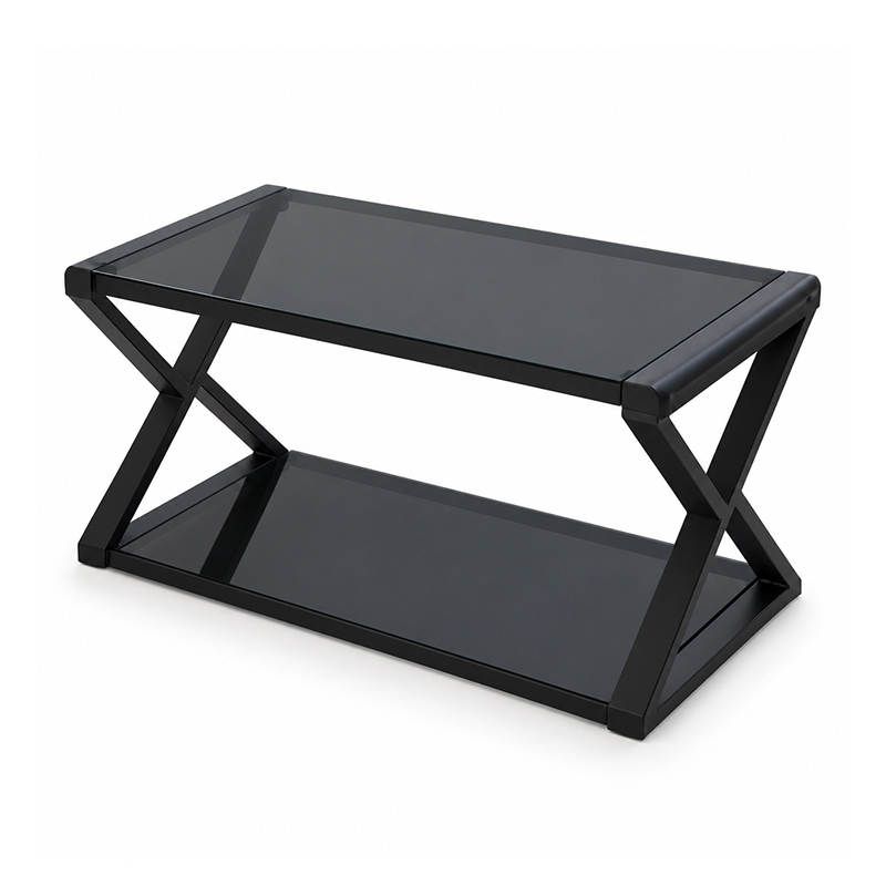 Mesa Cemtro de Vidrio 49.5X90cm 