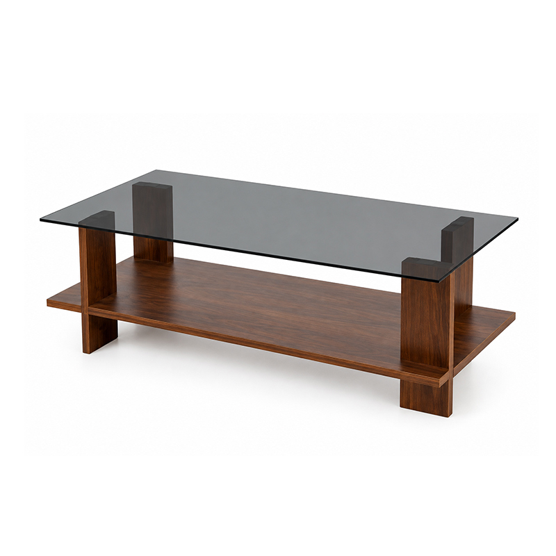 Mesa de Centro de Vidrio Romagna 50X100cm 