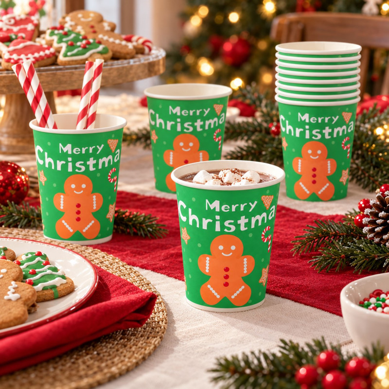 Vaso 9oz Niño Galleta 10 Unidades