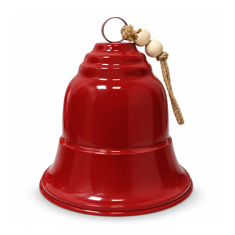 Campana Colgante Roja 40cm