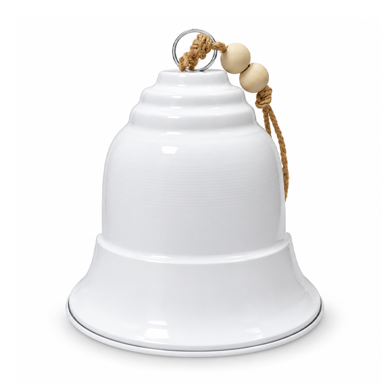 Campana Colgante Blanca 40cm