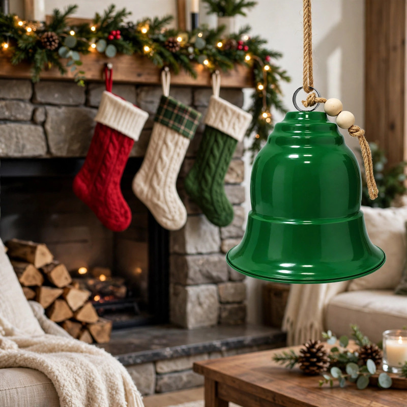 Campana Colgante Verde 40cm