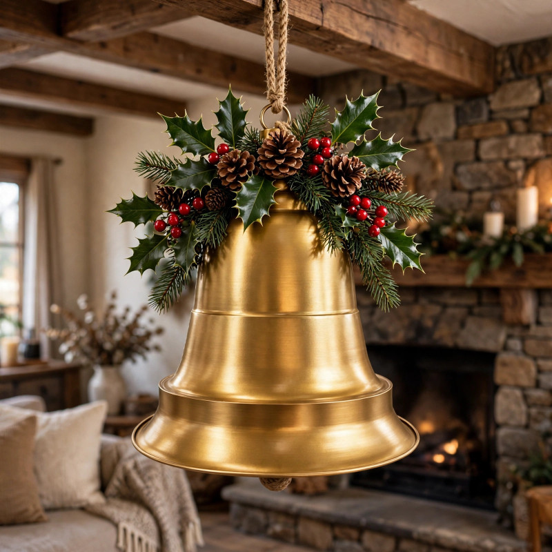Campana Colgante Oro  60cm