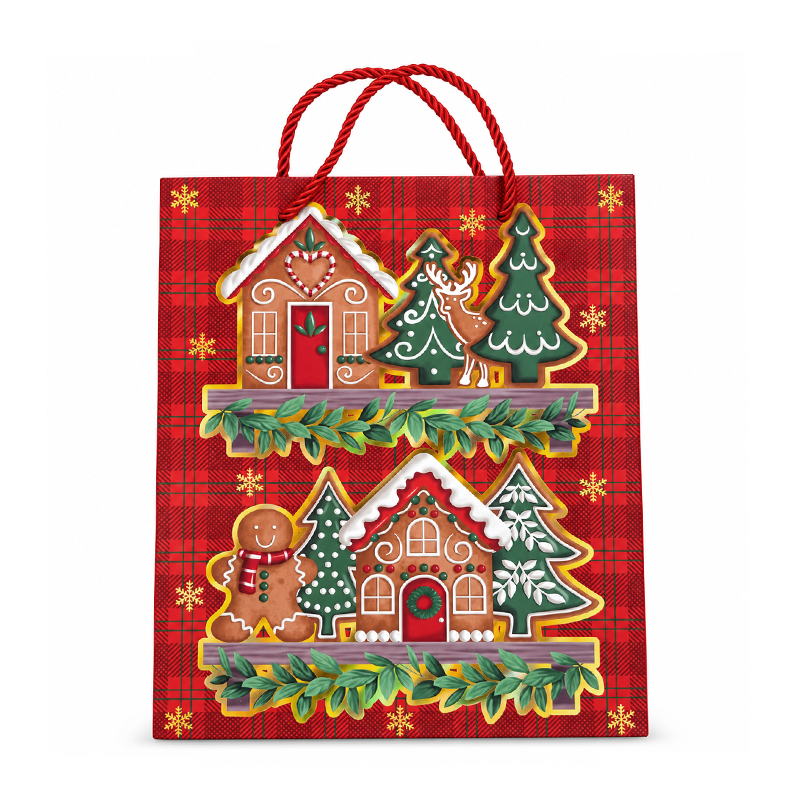 Funda de Regalo Navideña de 32X26X10cm