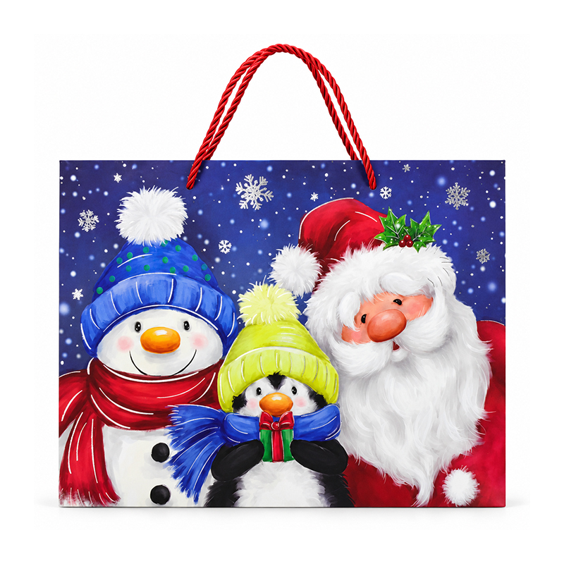 Funda de Regalo Navideña de 26X32X10cm