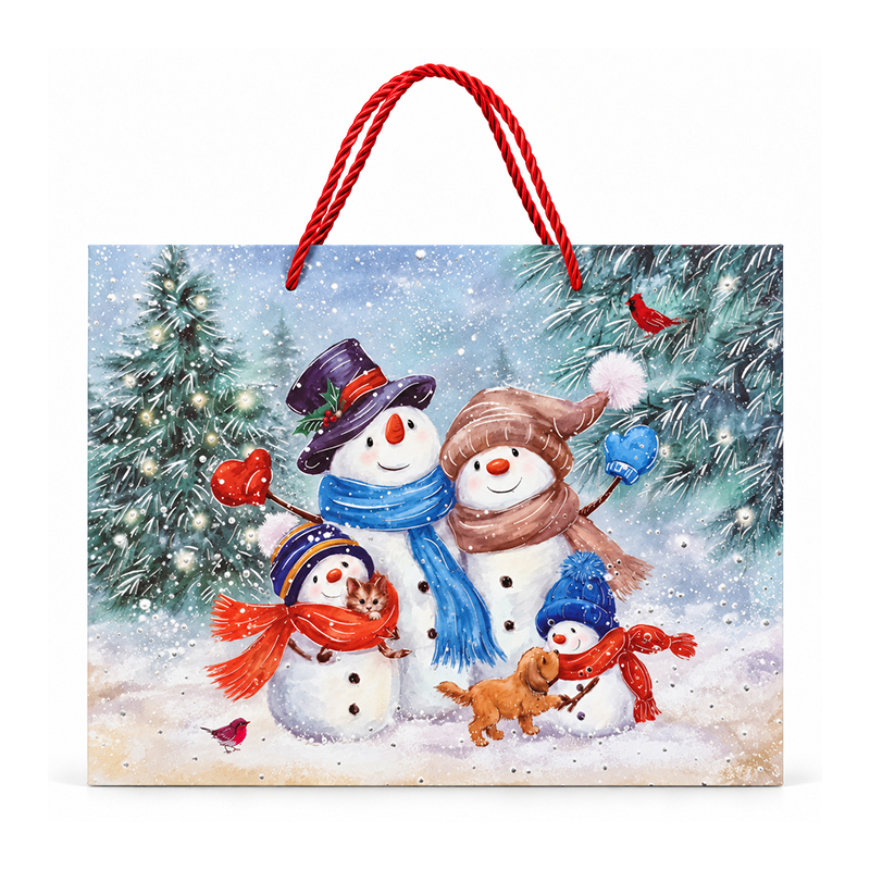 Funda de Regalo Navideña de 26X32X10cm