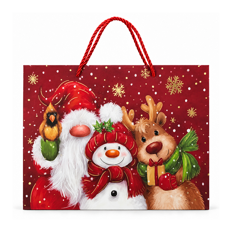 Funda de Regalo Navideña de 26X32X10cm