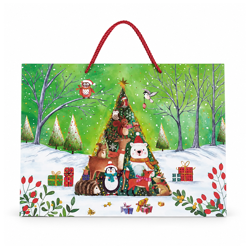 Funda de Regalo Navideña de 34X45X12cm