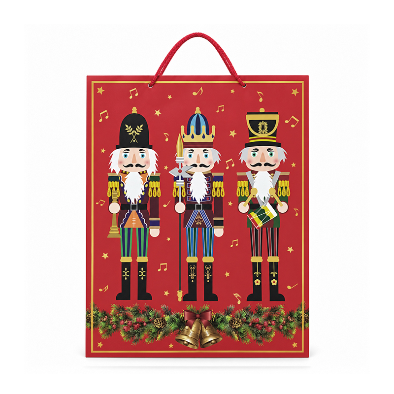 Funda de Regalo Navideña Cascanueces de 72X51X18cm