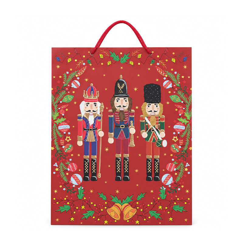 Funda de Regalo Navideña Cascanueces de 72X51X18cm