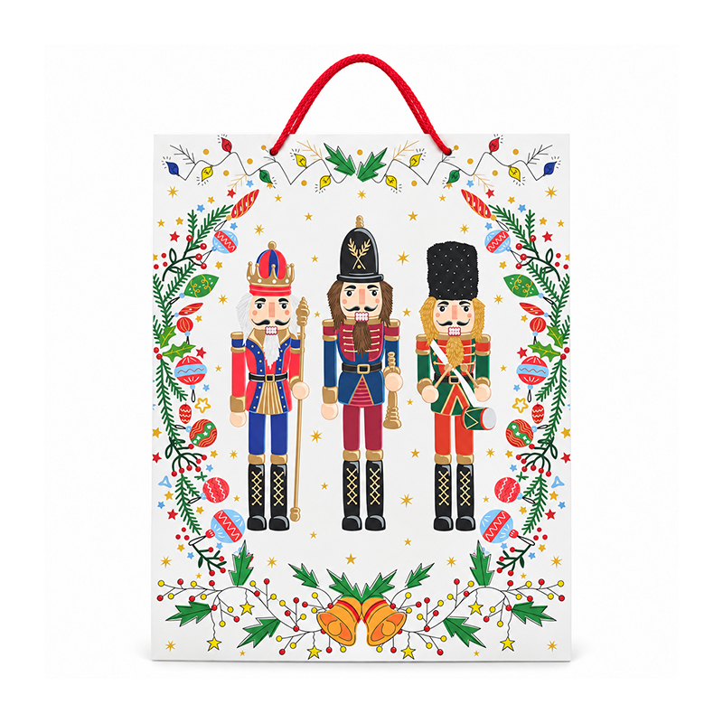 Funda de Regalo Navideña Cascanueces de 72X51X18cm