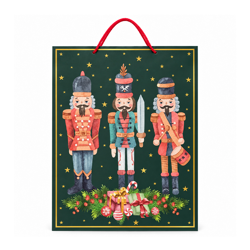 Funda de Regalo Navideña Cascanueces de 72X51X18cm