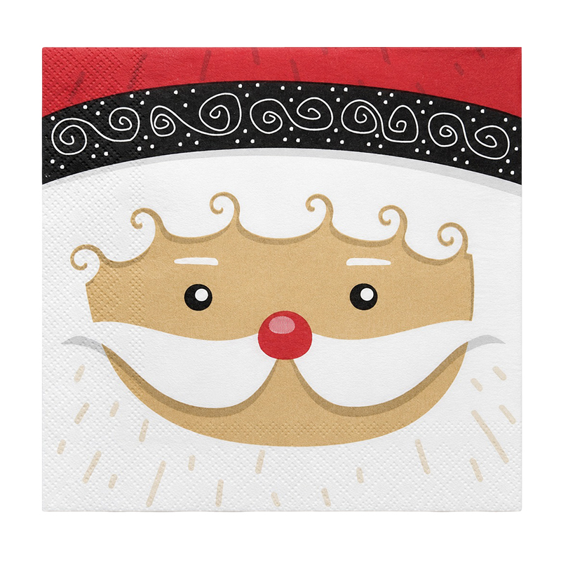Servilleta Rostro Santa 33x33cm 20 Unidades