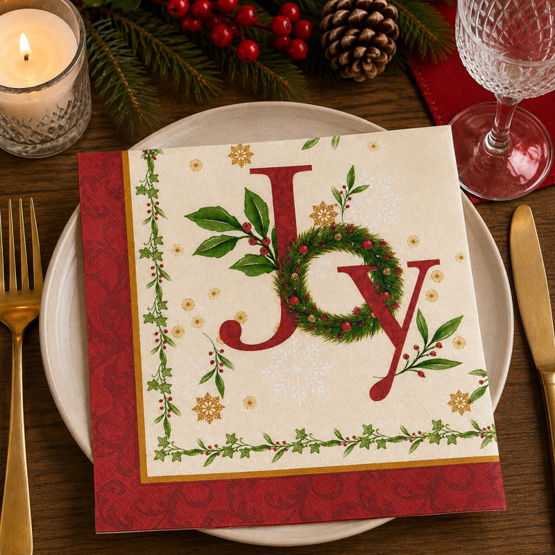 Servilleta Joy Corona 33x33cm 20 Unidades