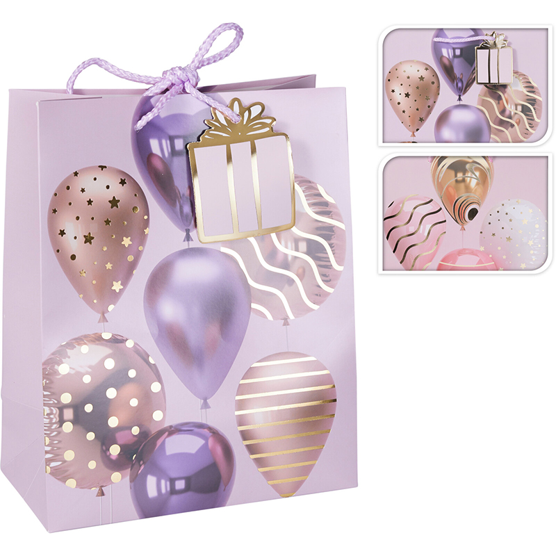 Funda de Regalos Globos 18x23x10cm