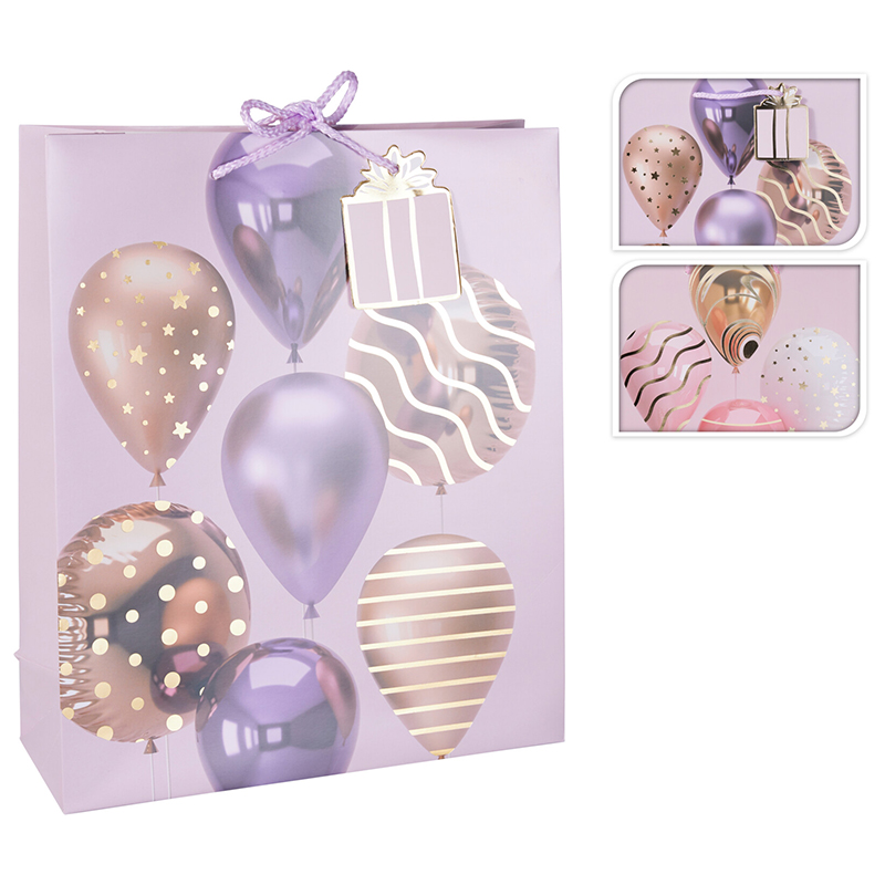 Funda de Regalos Globos 26x32x10cm