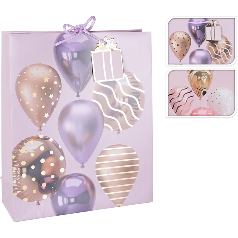 Funda de Regalos Globos 30x40x12cm