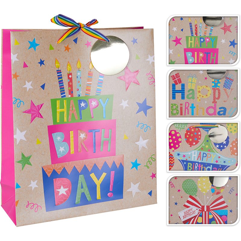 Funda de Regalos Happy 26x32x10cm