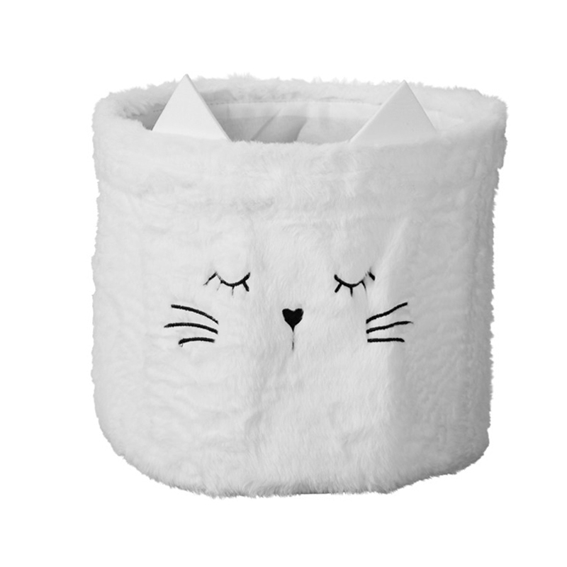 Cesto Gato Blanco 23x30cm