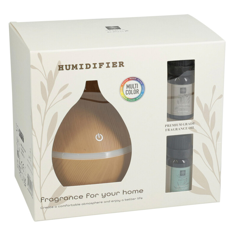 Humidificador Multicolor con Aroma 10ml  