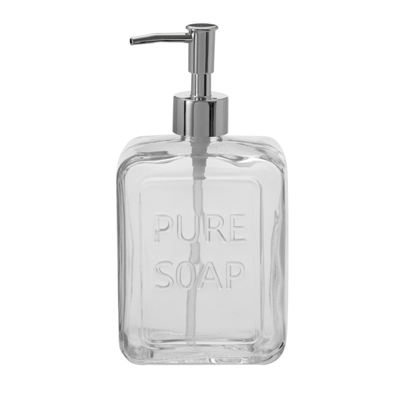 Dispensador de Jabón Mega Vidrio 10x6x18cm