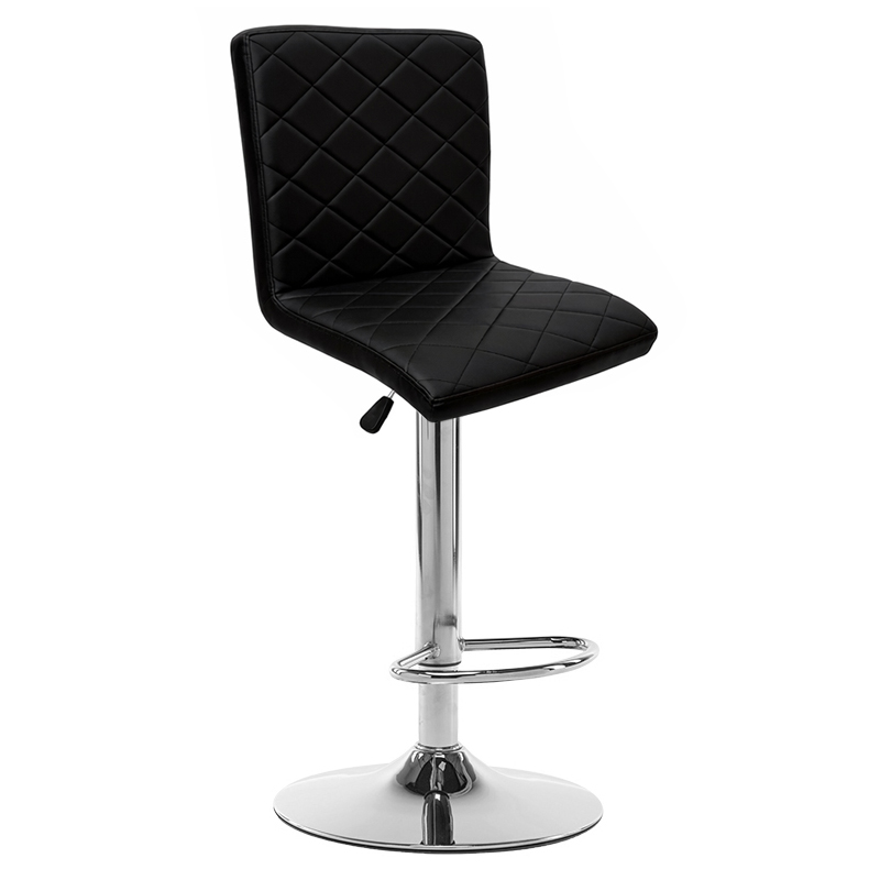 Silla para Bar Box Negro Cuero