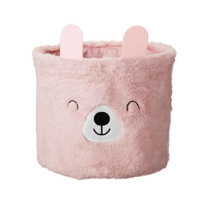 Cesto 23x30cm Gato Rosa