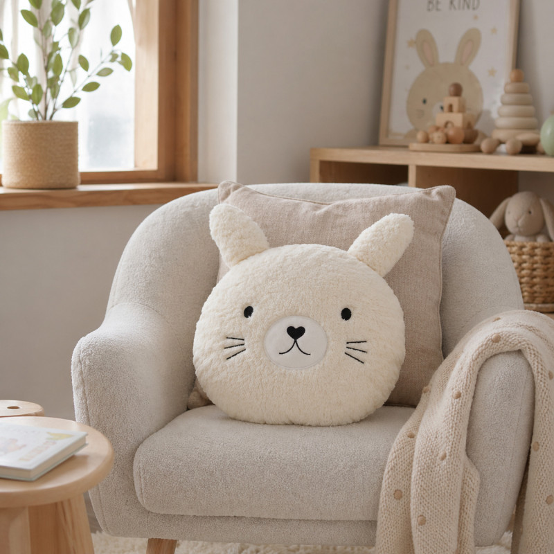 Cojín Conejo Blanco 30cm 