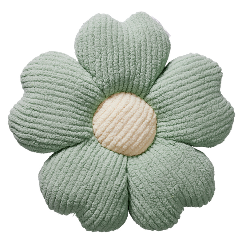 Cojín Flor Verde 38cm 