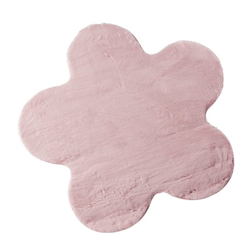 Alfombra Flor Rosa 90cm