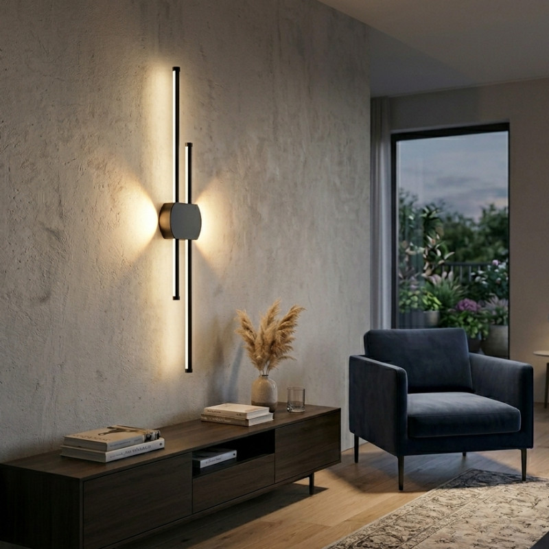Aplique de Pared Tivoli Led 20w Negro