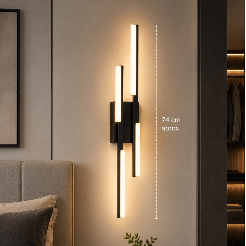 Aplique de Pared Martell Led 17w Negro