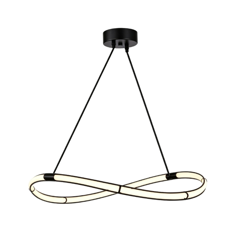 Lámpara Colgante Infinity LED 60cm Negro