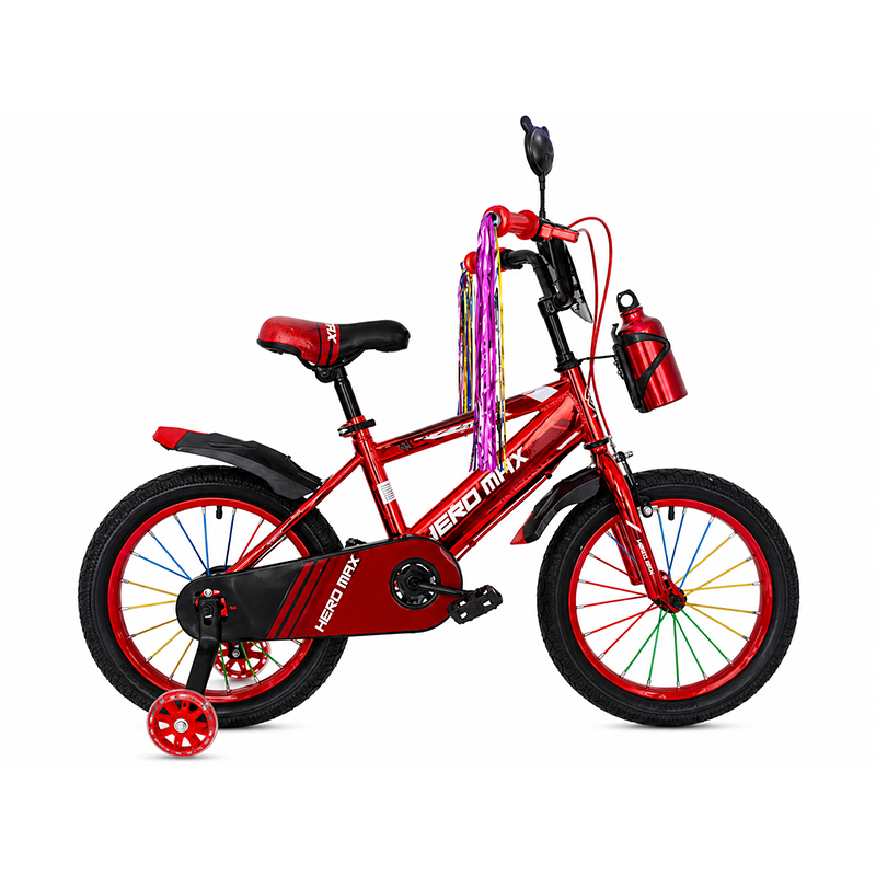 Bicicleta 20" GMAX Metallic  Rojo con Casco Heromax